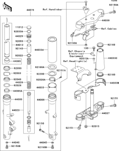  Передняя вилка