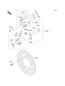 EN500 Front brake(en500-c9)