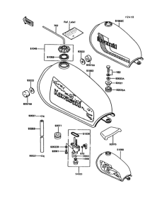 KE100 Fuel tank(ke100-b11 / b13)