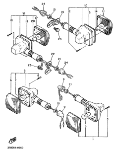 XT600E Поворотники