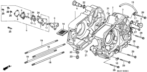 C50 Crankcase / oil pump