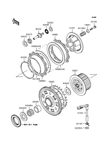 ZX1200 Сцепление