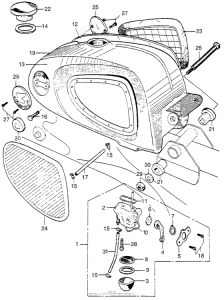 CA110 Топливный бак