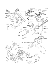 EJ650 Короб для АКБ