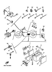 XVS650A Equipo electrico