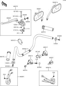 VN800 Handlebar(vn800-a1 / a2)