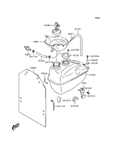 SC250 Топливный бак
