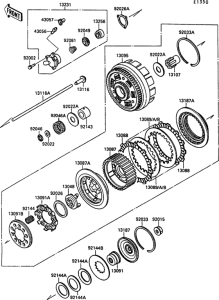 VN1500 Сцепление