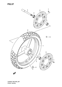 DL650 (ABS) Transom + tube