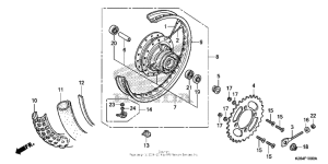  Переднее колесо