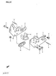PE175 Направляющая цепи