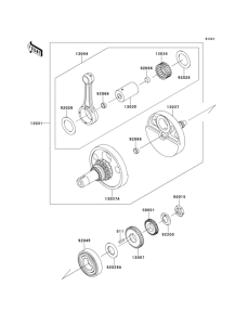 KL650 Коленвал