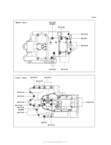 EJ800 Болты крепления картера