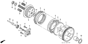 CB125T Бендикс