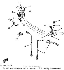 TW200T Рулевые переключатели