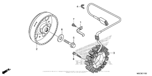 CB1100 (ABS) Генератор