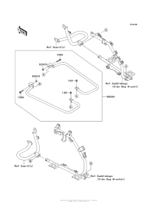 VN1700 Accessory (Saddlebag Rails)