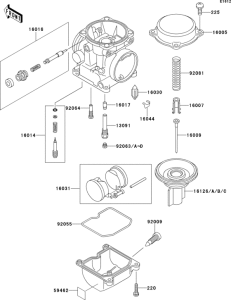  Карбюратор в разборе