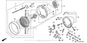 VT750C Headlight (1)