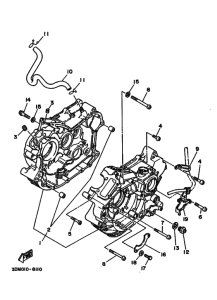 XV250 Картер двигателя