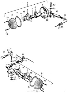 CL350 Задний фонарь