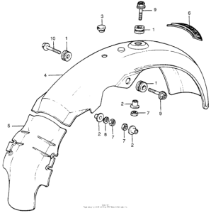 TL250 Задний бампер