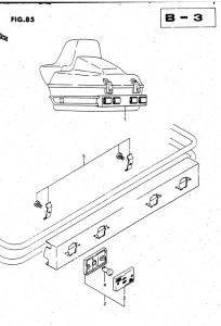GV1400 Travel trunk marker lamp set