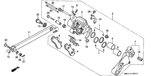  Задний суппорт