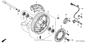 FSC600 Переднее колесо