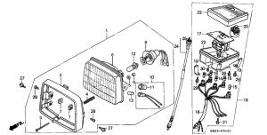 C90 Headlight / speedometer