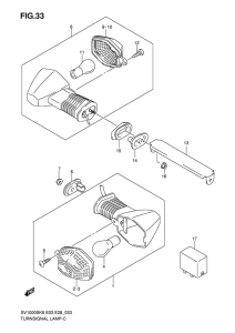 SV1000 Поворотники