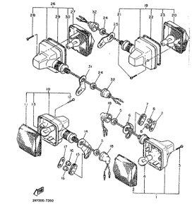 XT600 Поворотники