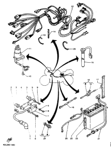 TZR125R Электрика 1