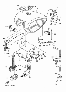 XVS950XR Топливный бак