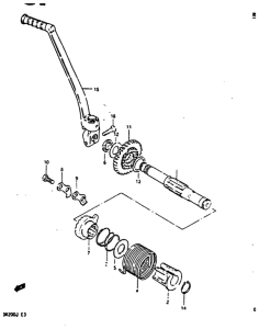 DR200 Ножной стартер