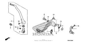  Pedal + kick starter arm