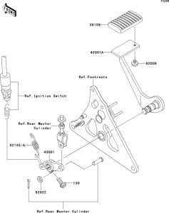 Педаль тормоза