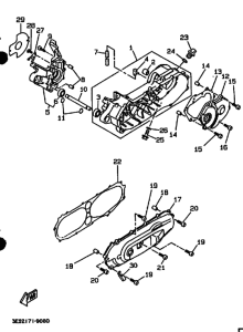 CW50 Картер двигателя