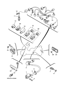 YP400G Электрические детали
