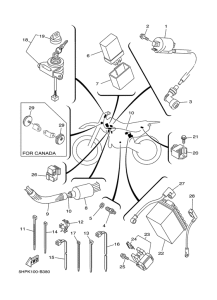 TTR125L Электрика 1