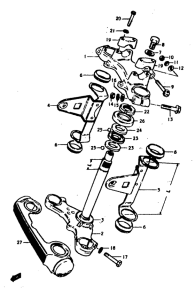 GS400 Траверса нижняя