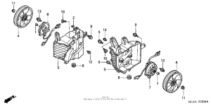 GL1800 Вентилятор охлаждения