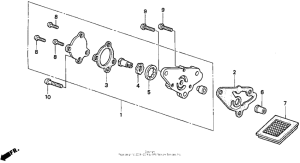 Z50R Масляный насос