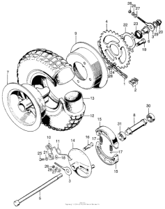 QA50 Переднее колесо