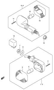 DL1000 Поворотники