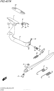 VL1500T Подножка