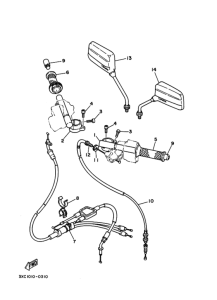 R1-Z ｽﾃｱﾘﾝｸﾞﾊﾝﾄﾞﾙ. ｹｰﾌﾞﾙ