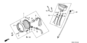 C90 Headlight / speedometer
