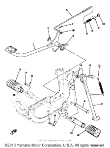 MX80G Подножки