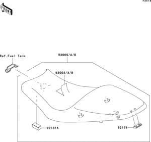 EX650 Сиденье